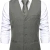 Bllmen 100% Worsted Wool All-Season Suit Vest - 2010 Classic 280g Twill