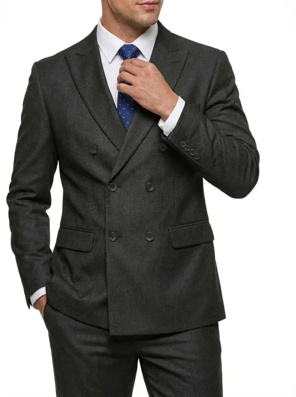 Bllmen 100% Worsted Wool Fall & Winter Three-Piece Suit - 29004 Classic 300-320g Twill
