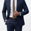 Bllmen 100% Worsted Wool Fall & Winter Two-Piece Suit - 29009 Classic 300-320g Twill