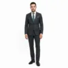 Bllmen 100% Worsted Wool All-Season Three-Piece Suit - 2056 Classic 280g Twill