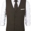 Bllmen 100% Worsted Wool All-Season Suit Vest - 2013 Classic 280g Twill