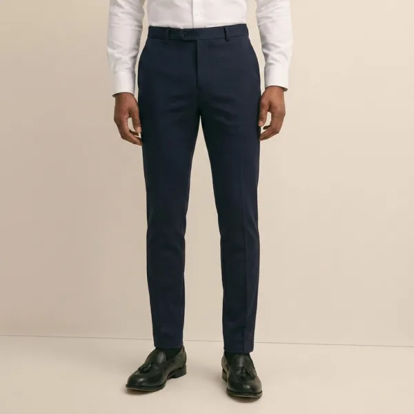 Bllmen 100% Worsted Wool All-Season Three-Piece Suit - 280111 Classic 280g Twill