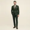 Bllmen 100% Worsted Wool Fall & Winter Two-Piece Suit - 29006 Classic 300-320g Twill
