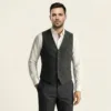 Bllmen 100% Worsted Wool All-Season Three-Piece Suit - 280103 Classic 280g Twill