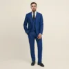 Bllmen 100% Worsted Wool All-Season Three-Piece Suit - 280108 Classic 280g Twill