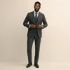 Bllmen 100% Worsted Wool All-Season Three-Piece Suit - 280213 Classic 280g Twill