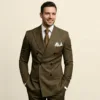 Bllmen 100% Worsted Wool All-Season Two-Piece Suit - 280158 Classic 280g Twill