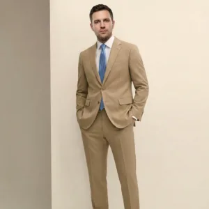 Bllmen 100% Worsted Wool All-Season Two-Piece Suit - 280194 Classic 280g Twill