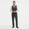 Bllmen 100% Worsted Wool All-Season Three-Piece Suit - 280212 Classic 280g Twill