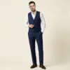 Bllmen 100% Worsted Wool All-Season Three-Piece Suit - 280215 Classic 280g Twill