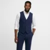 Bllmen 100% Worsted Wool All-Season Three-Piece Suit - 280217 Classic 280g Twill