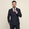 Bllmen 100% Worsted Wool All-Season Three-Piece Suit - 280111 Classic 280g Twill