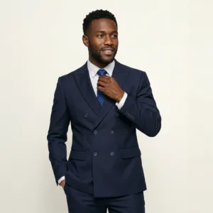 Bllmen 100% Worsted Wool All-Season Two-Piece Suit - 280218 Classic 280g Twill