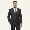 Bllmen 100% Worsted Wool All-Season Three-Piece Suit - 280658 Classic 280g Twill