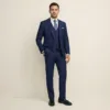 Bllmen 100% Worsted Wool All-Season Three-Piece Suit - 280110 Classic 280g Twill