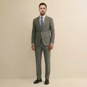 Bllmen 100% Worsted Wool Fall & Winter Two-Piece Suit - 29000 Classic 300-320g Twill