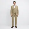Bllmen 100% Worsted Wool All-Season Three-Piece Suit - 2022 Classic 280g Twill