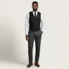 Bllmen 100% Worsted Wool All-Season Suit Vest - 2000 Classic 280g Twill