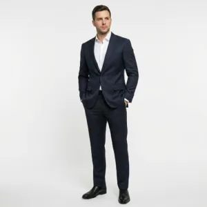 Bllmen 100% Worsted Wool S&S Season Two-Piece Suit - 25004 Classic 300-425g Twill