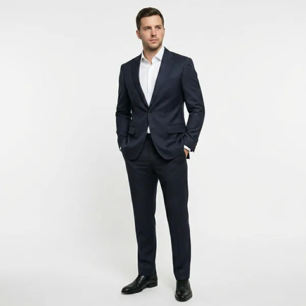 Bllmen 100% Worsted Wool S&S Season Two-Piece Suit - 25004 Classic 300-425g Twill