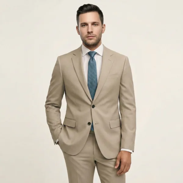 Bllmen 100% Worsted Wool S&S Season Two-Piece Suit - 25006 Classic 300-425g Twill
