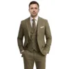 Bllmen 100% Worsted Wool S&S Season Three-Piece Suit - 25008 Classic 300-425g Twill