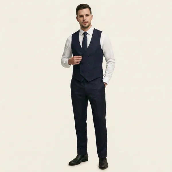 Bllmen 100% Worsted Wool S&S Season Two-Piece Suit - 25004 Classic 300-425g Twill