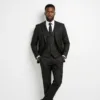 Bllmen 100% Worsted Wool All-Season Three-Piece Suit - 2024 Classic 280g Twill