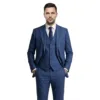 Bllmen 100% Worsted Wool All-Season Three-Piece Suit - 2035 Classic 280g Twill