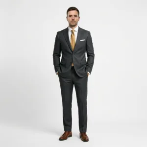Bllmen 100% Worsted Wool S&S Season Two-Piece Suit - 25002 Classic 300-425g Twill