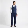 Bllmen 100% Worsted Wool All-Season Suit Vest - 2035 Classic 280g Twill